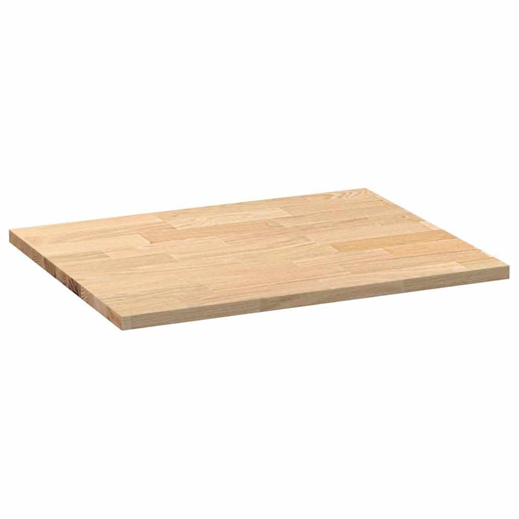 Keuken werkblad rechthoekig 80x63,5x2,7 cm massief eikenhout is nu te koop bij PeponiXL, paradijselijk wonen!