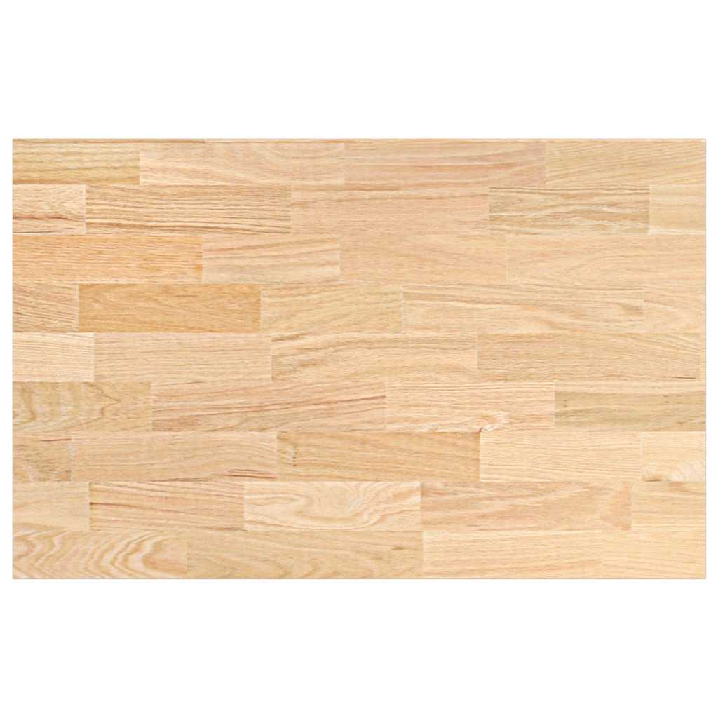 Keuken werkblad rechthoekig 100x63,5x2,7 cm massief eikenhout is nu te koop bij PeponiXL, paradijselijk wonen!