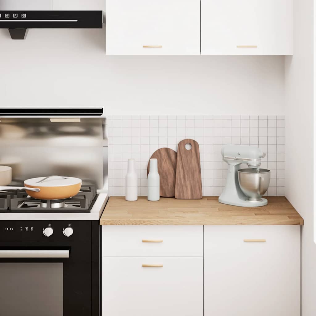 Keuken werkblad rechthoekig 100x63,5x2,7 cm massief eikenhout is nu te koop bij PeponiXL, paradijselijk wonen!