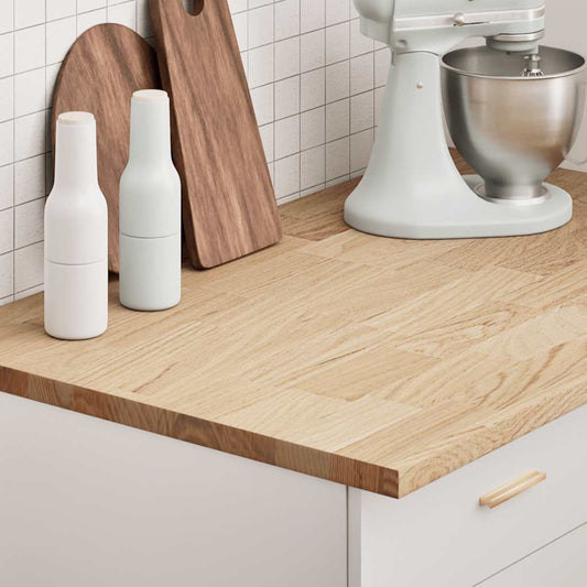 Keuken werkblad rechthoekig 100x63,5x2,7 cm massief eikenhout is nu te koop bij PeponiXL, paradijselijk wonen!