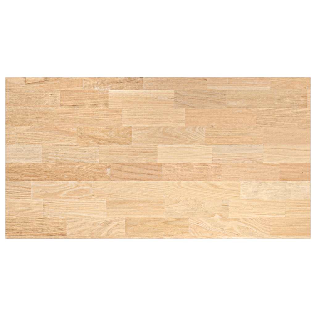 Keuken werkblad rechthoekig 120x63,5x2,7 cm massief eikenhout is nu te koop bij PeponiXL, paradijselijk wonen!