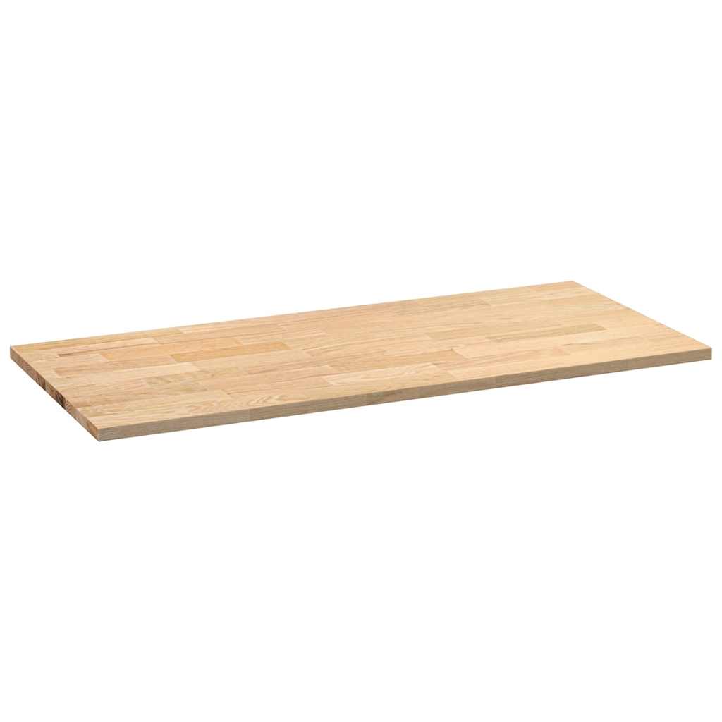 Keuken werkblad rechthoekig 140x63,5x2,7 cm massief eikenhout is nu te koop bij PeponiXL, paradijselijk wonen!