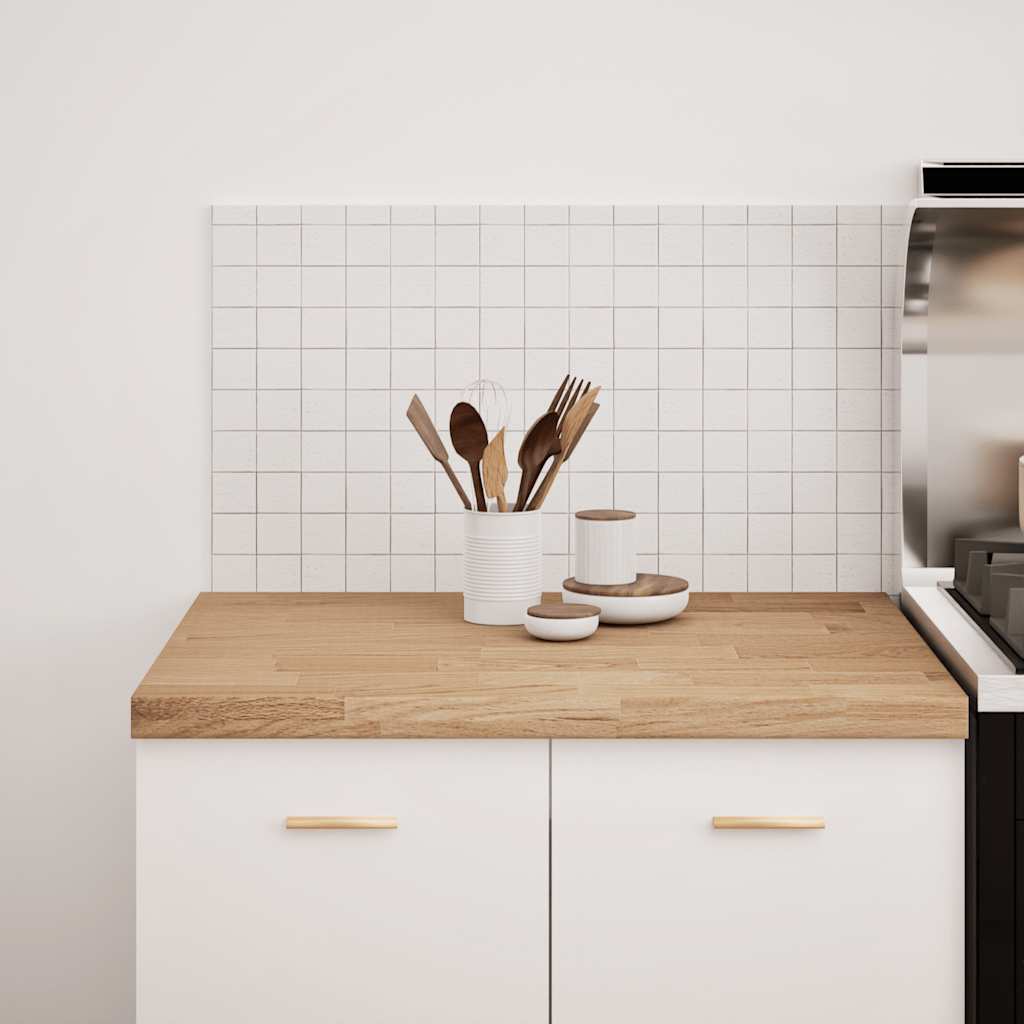 Keuken werkblad rechthoekig 80x63,5x4 cm massief eikenhout is nu te koop bij PeponiXL, paradijselijk wonen!
