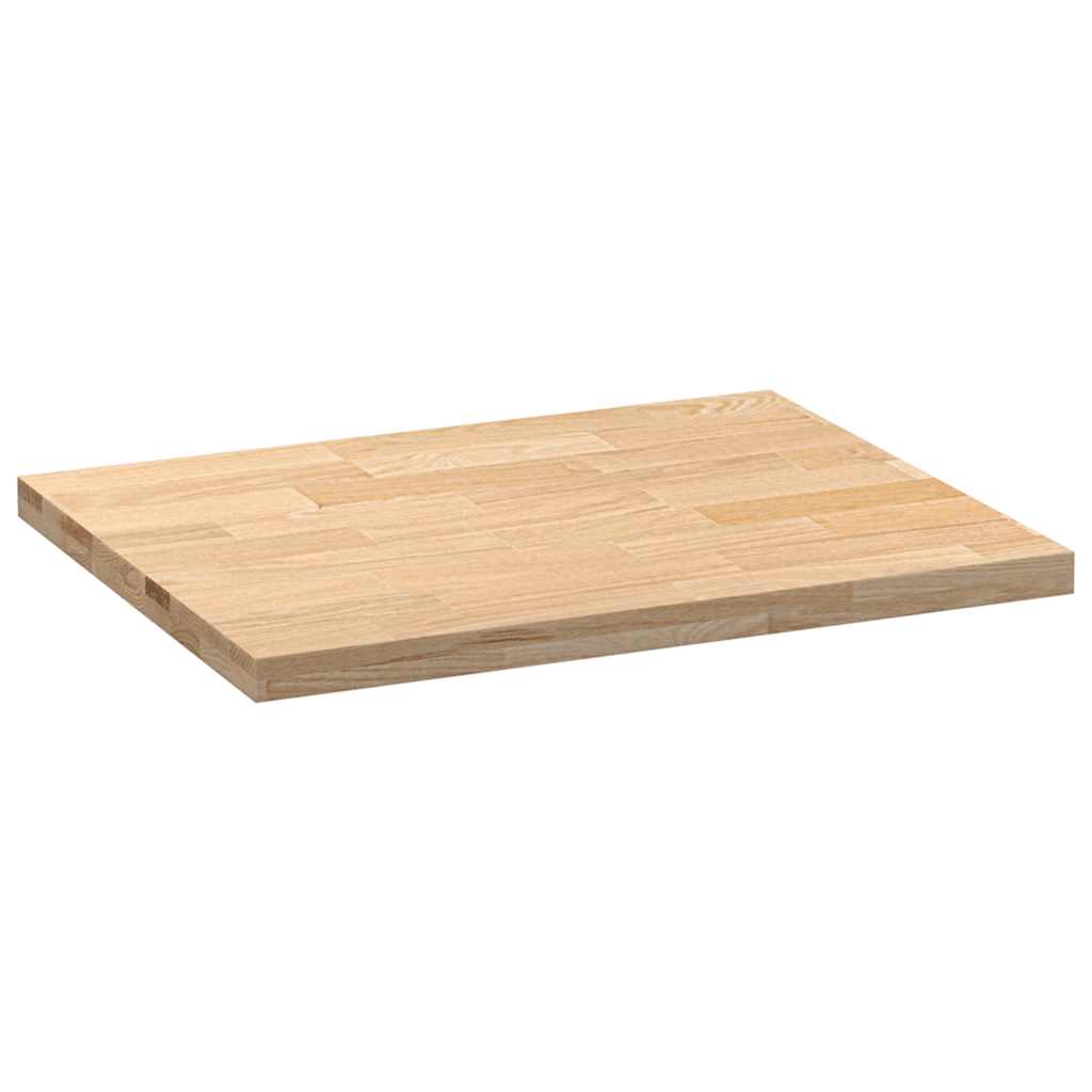 Keuken werkblad rechthoekig 80x63,5x4 cm massief eikenhout is nu te koop bij PeponiXL, paradijselijk wonen!
