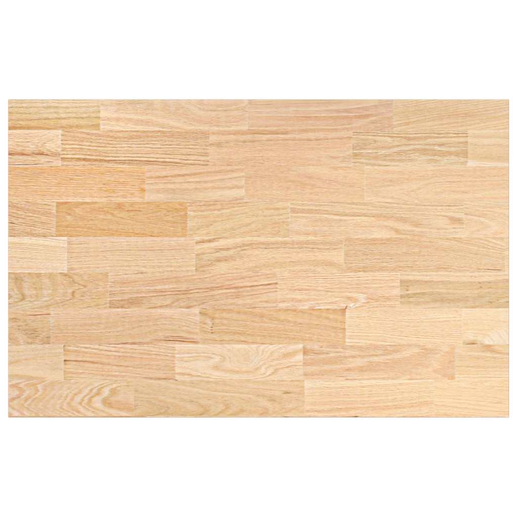 Keuken werkblad rechthoekig 100x63,5x4 cm massief eikenhout is nu te koop bij PeponiXL, paradijselijk wonen!
