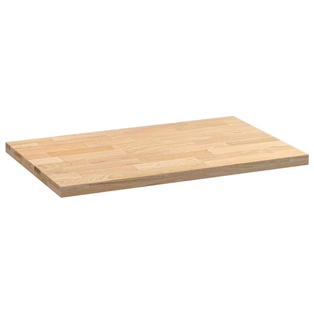 Keuken werkblad rechthoekig 100x63,5x4 cm massief eikenhout is nu te koop bij PeponiXL, paradijselijk wonen!