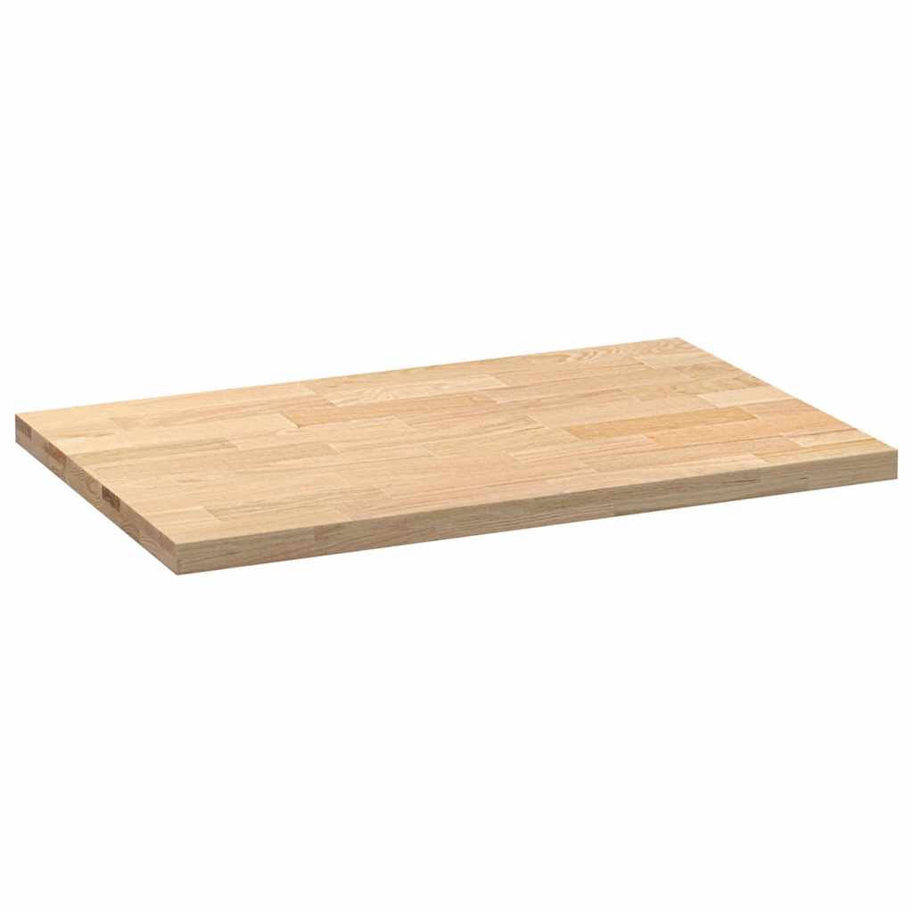 Keuken werkblad rechthoekig 100x63,5x4 cm massief eikenhout is nu te koop bij PeponiXL, paradijselijk wonen!