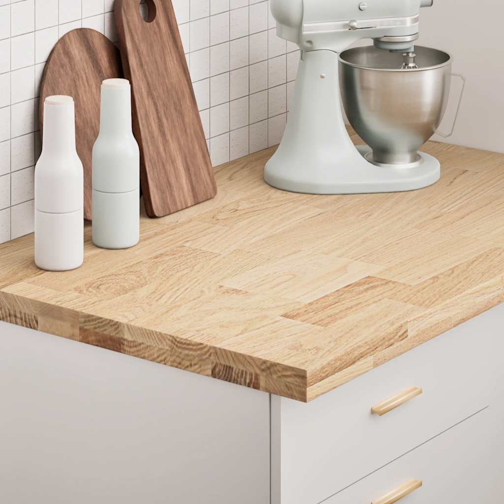 Keuken werkblad rechthoekig 100x63,5x4 cm massief eikenhout is nu te koop bij PeponiXL, paradijselijk wonen!
