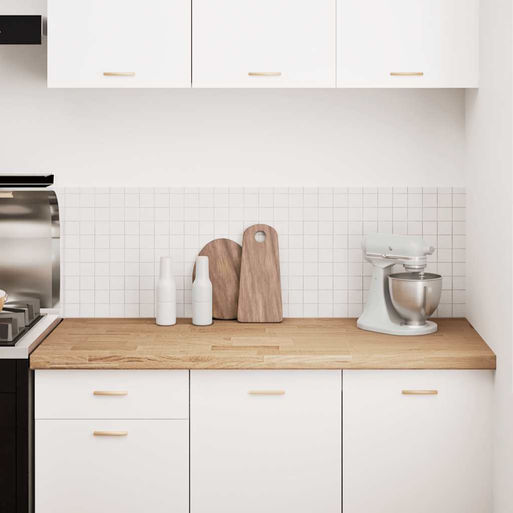 Keuken werkblad rechthoekig 140x63,5x4 cm massief eikenhout is nu te koop bij PeponiXL, paradijselijk wonen!