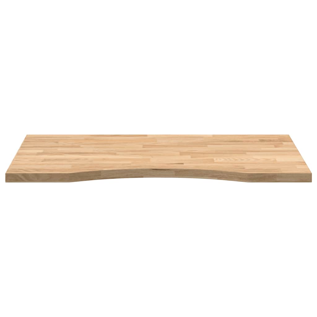 Bureaublad rechthoekig 80x50x2,5 cm onbehandeld eikenhout is nu te koop bij PeponiXL, paradijselijk wonen!
