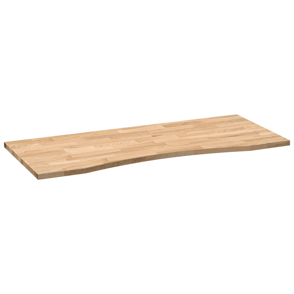 Bureaublad rechthoekig 120x50x2,5 cm onbehandeld eikenhout is nu te koop bij PeponiXL, paradijselijk wonen!