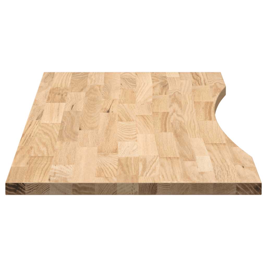 Bureaublad rechthoekig 120x50x2,5 cm onbehandeld eikenhout is nu te koop bij PeponiXL, paradijselijk wonen!