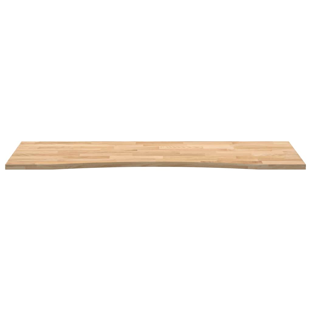 Bureaublad rechthoekig 140x50x2,5 cm onbehandeld eikenhout is nu te koop bij PeponiXL, paradijselijk wonen!