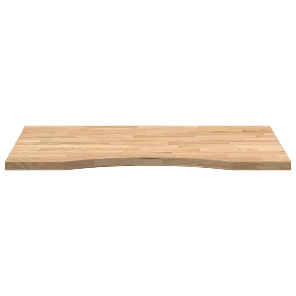 Bureaublad rechthoekig 80x60x2,5 cm onbehandeld eikenhout is nu te koop bij PeponiXL, paradijselijk wonen!