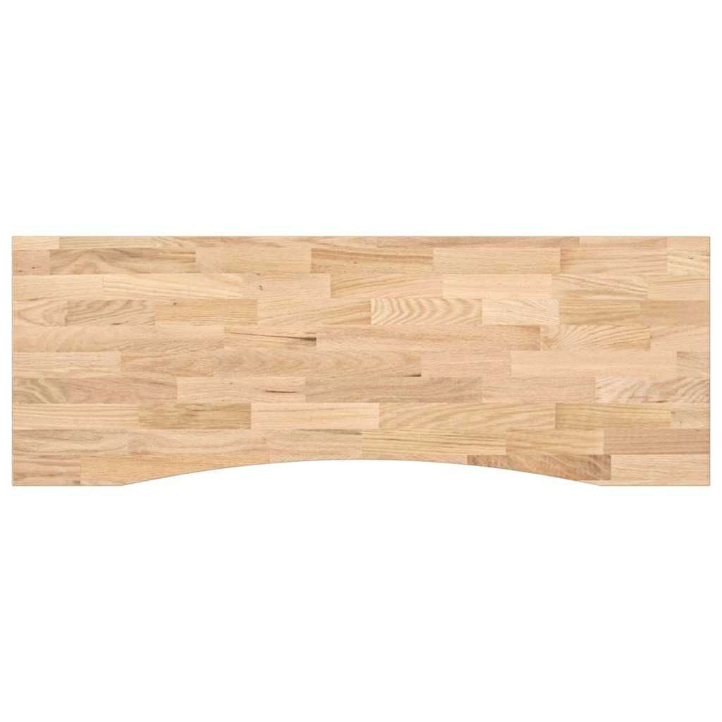 Bureaublad rechthoekig 140x60x2,5 cm onbehandeld eikenhout is nu te koop bij PeponiXL, paradijselijk wonen!
