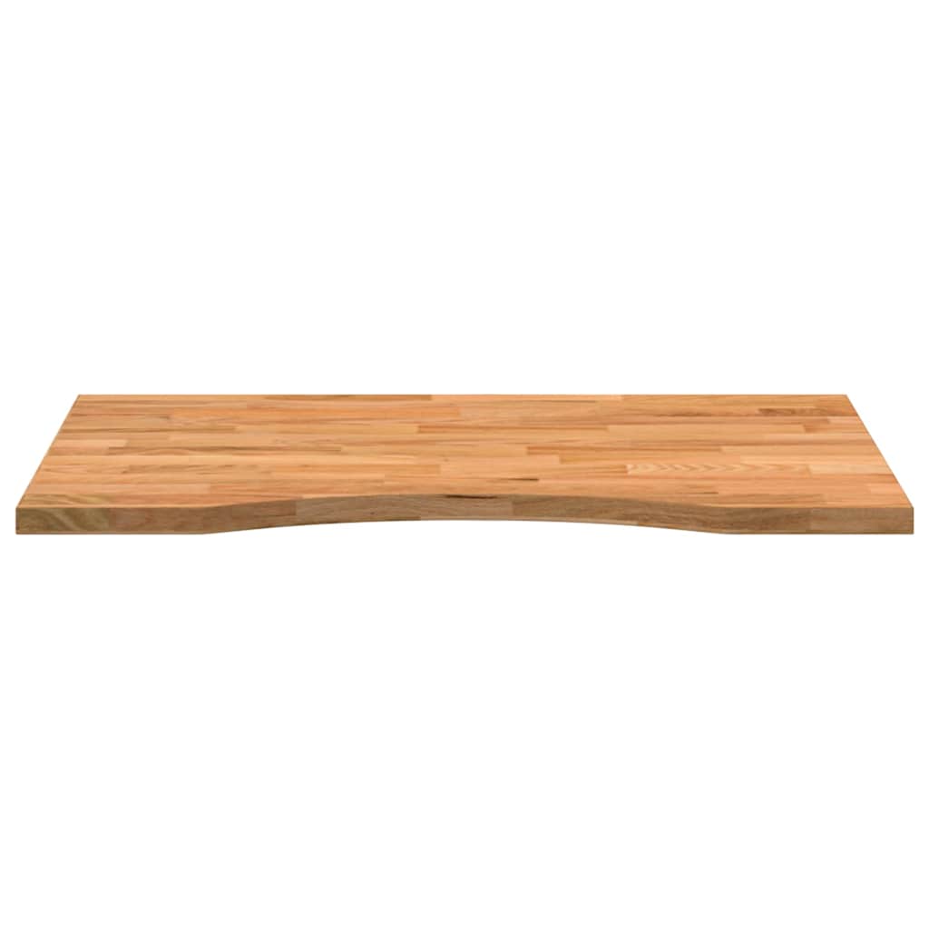 Bureaublad rechthoekig 80x50x2,5cm massief eikenhout lichtbruin is nu te koop bij PeponiXL, paradijselijk wonen!