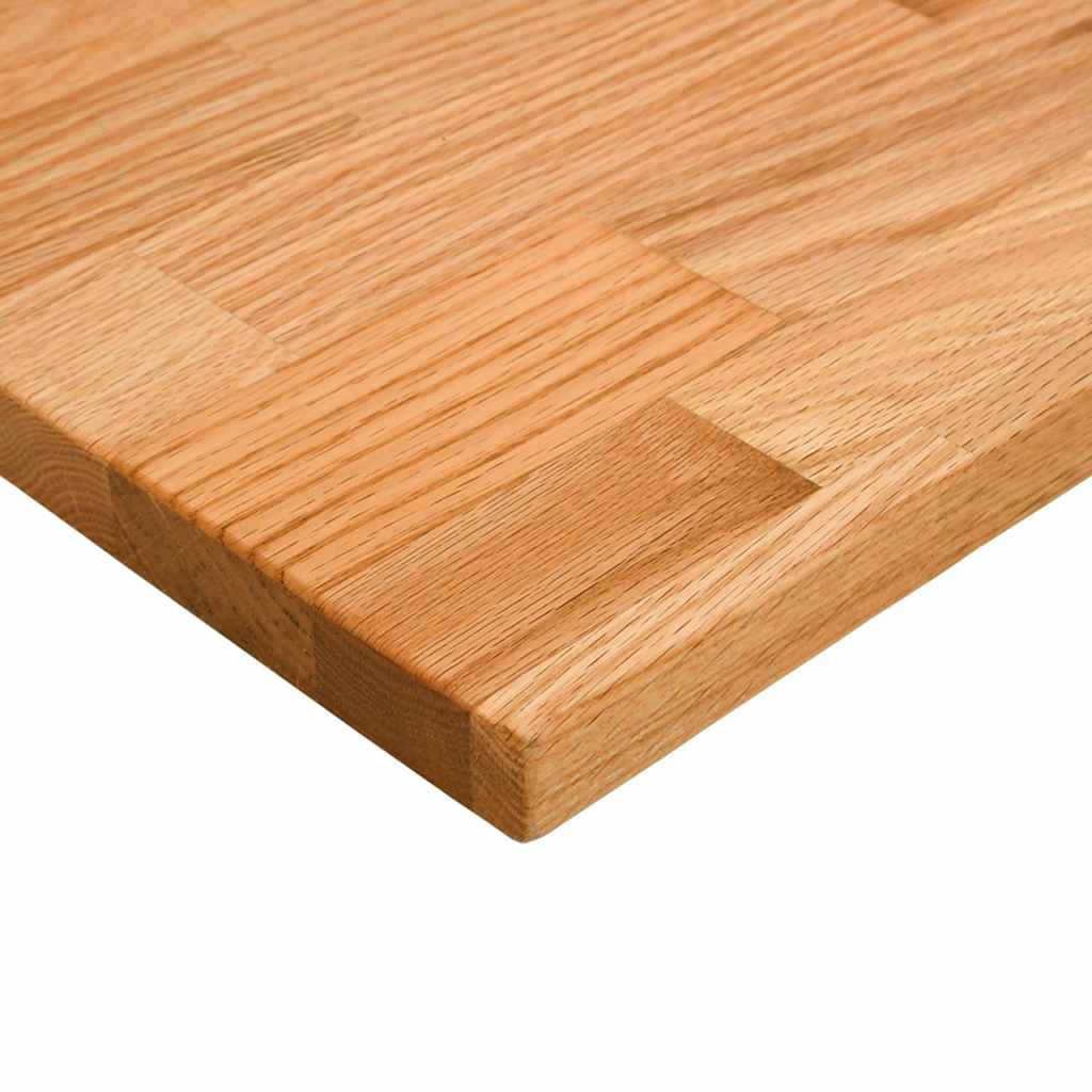 Bureaublad rechthoekig 140x50x2,5 cm eikenhout lichtbruin is nu te koop bij PeponiXL, paradijselijk wonen!