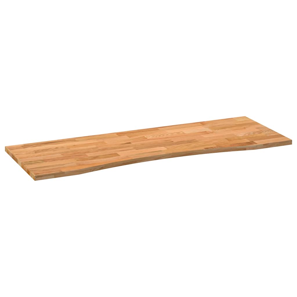 Bureaublad rechthoekig 140x60x2,5 cm eikenhout lichtbruin is nu te koop bij PeponiXL, paradijselijk wonen!