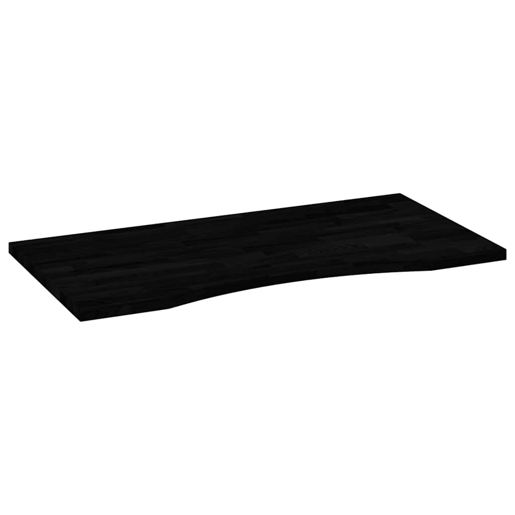 Bureaublad rechthoekig 100x50x2,5 cm eikenhout donkerbruin is nu te koop bij PeponiXL, paradijselijk wonen!
