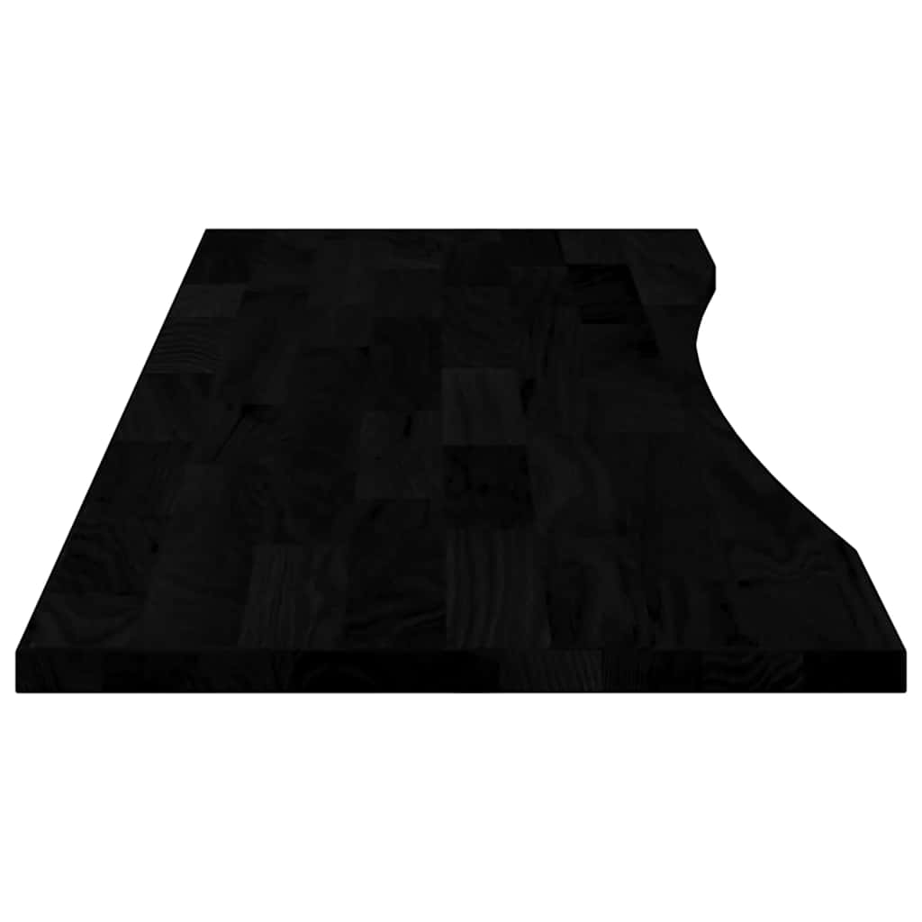 Bureaublad rechthoekig 160x50x2,5 cm eikenhout donkerbruin is nu te koop bij PeponiXL, paradijselijk wonen!