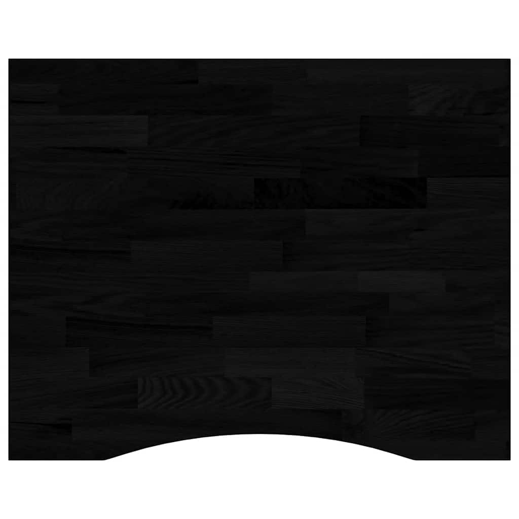 Bureaublad rechthoekig 100x80x2,5 cm eikenhout donkerbruin is nu te koop bij PeponiXL, paradijselijk wonen!