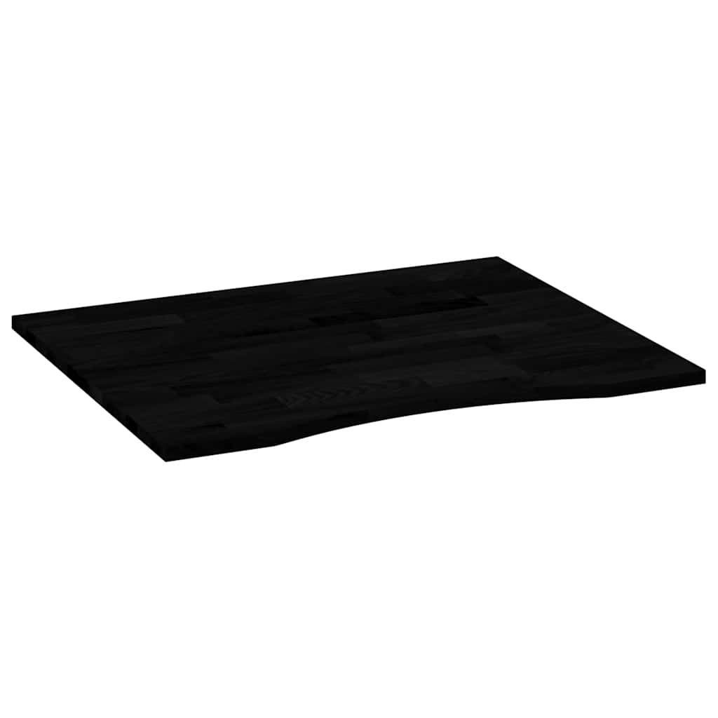 Bureaublad rechthoekig 100x80x2,5 cm eikenhout donkerbruin is nu te koop bij PeponiXL, paradijselijk wonen!