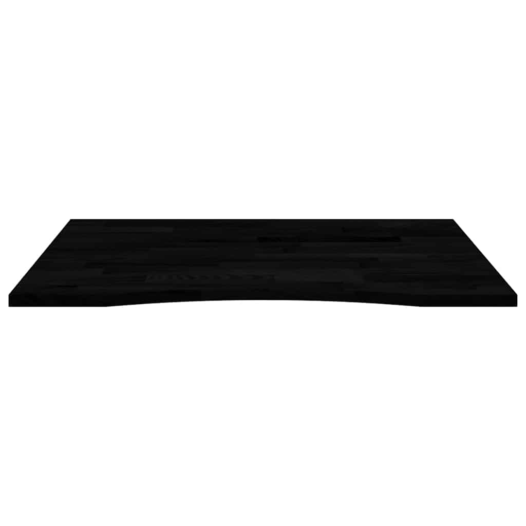 Bureaublad rechthoekig 100x80x2,5 cm eikenhout donkerbruin is nu te koop bij PeponiXL, paradijselijk wonen!