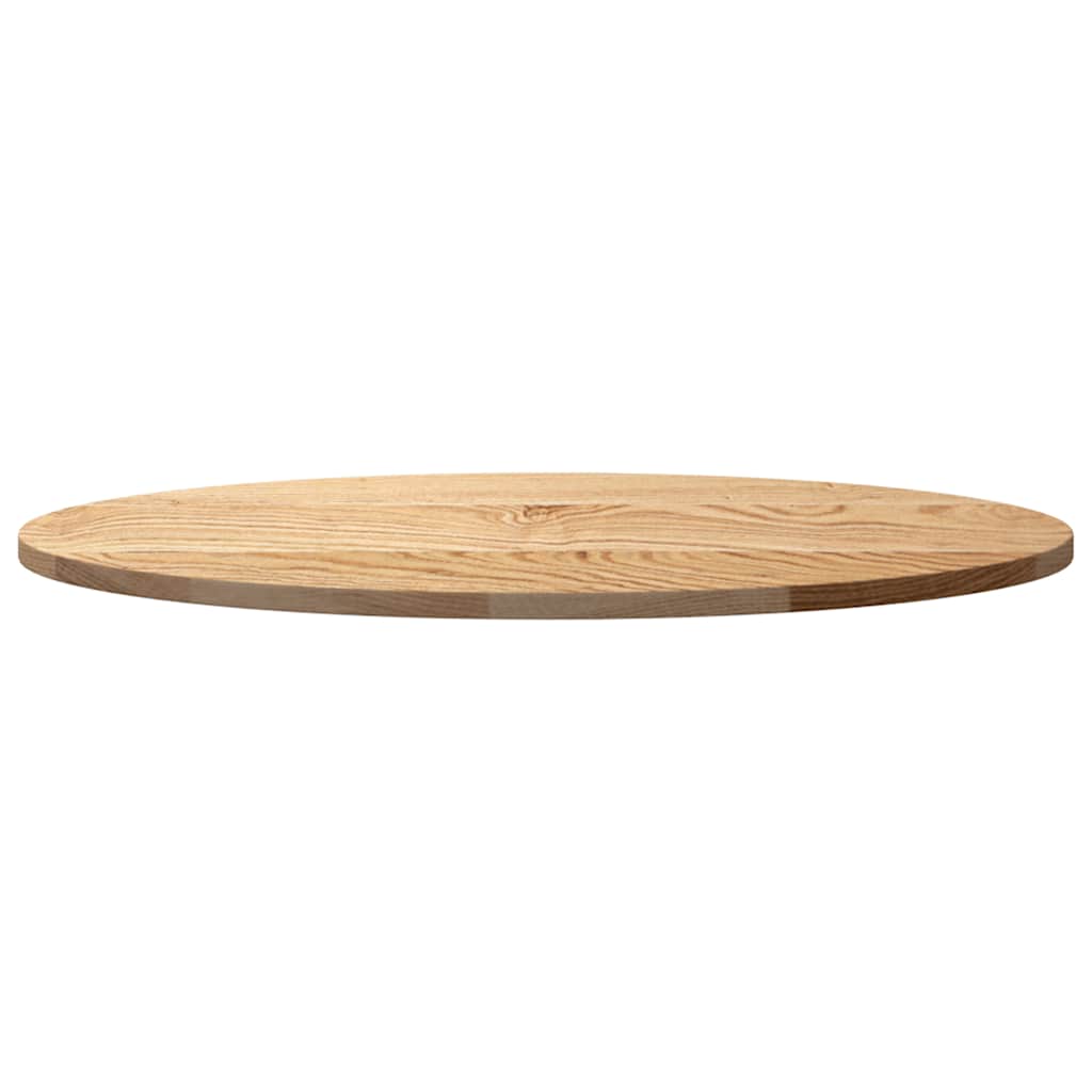 Tafelblad 80x40x2 cm ovaal massief eikenhout is nu te koop bij PeponiXL, paradijselijk wonen!