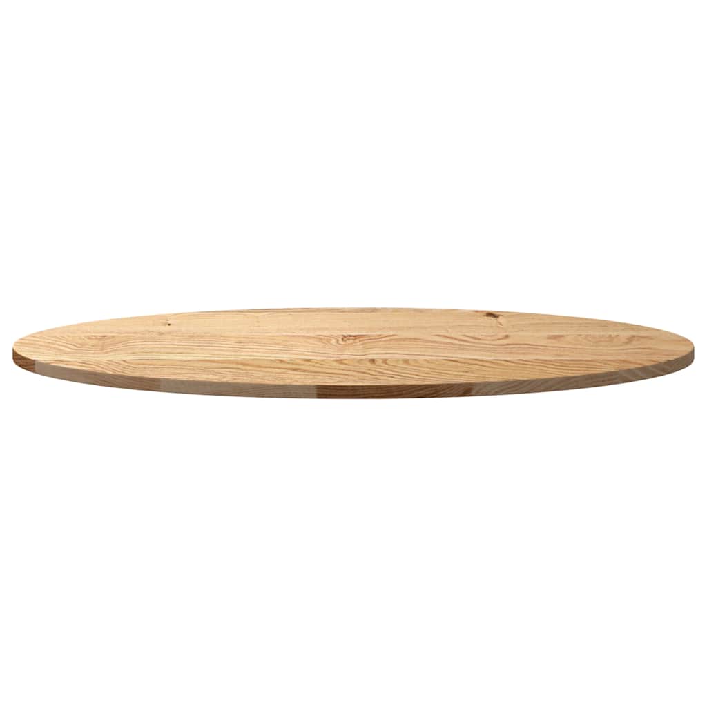 Tafelblad 100x50x2 cm ovaal massief eikenhout is nu te koop bij PeponiXL, paradijselijk wonen!