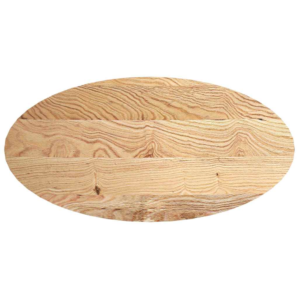Tafelblad 120x60x2 cm ovaal massief eikenhout is nu te koop bij PeponiXL, paradijselijk wonen!