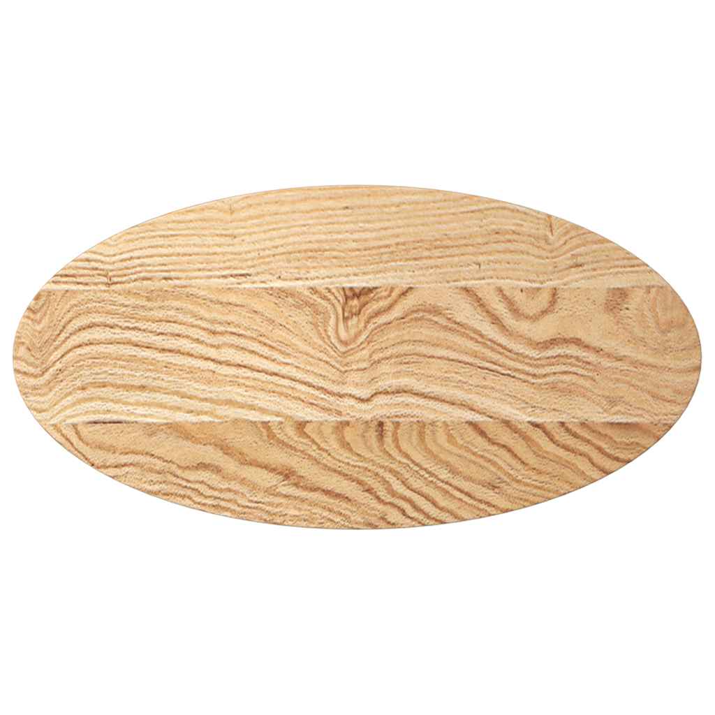 Tafelblad 80x40x4 cm ovaal massief eikenhout is nu te koop bij PeponiXL, paradijselijk wonen!