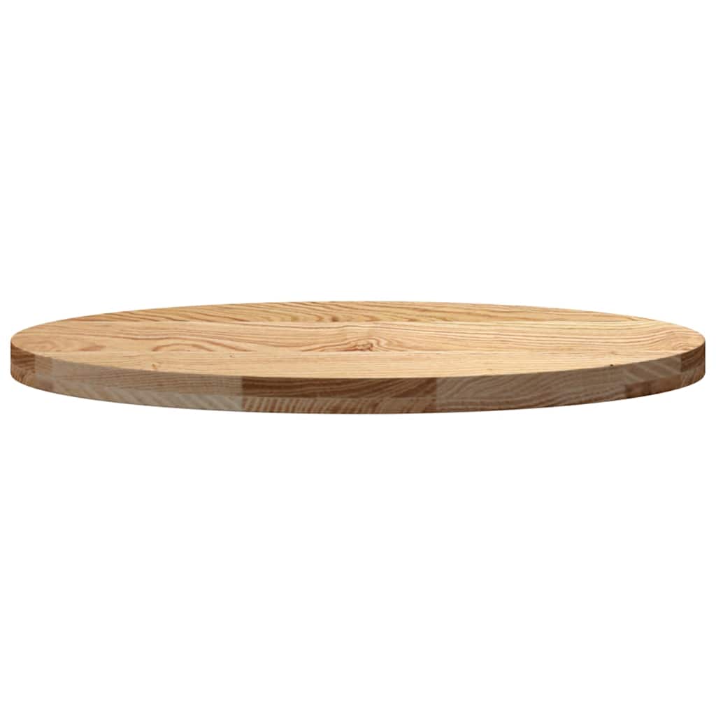 Tafelblad 80x40x4 cm ovaal massief eikenhout is nu te koop bij PeponiXL, paradijselijk wonen!
