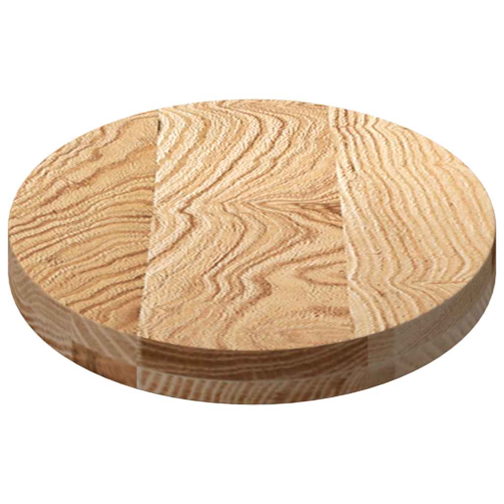 Tafelblad 80x40x4 cm ovaal massief eikenhout is nu te koop bij PeponiXL, paradijselijk wonen!