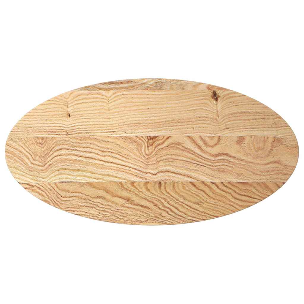 Tafelblad 100x50x4 cm ovaal massief eikenhout is nu te koop bij PeponiXL, paradijselijk wonen!