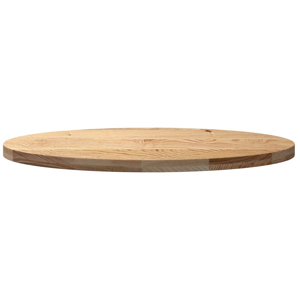 Tafelblad 100x50x4 cm ovaal massief eikenhout is nu te koop bij PeponiXL, paradijselijk wonen!