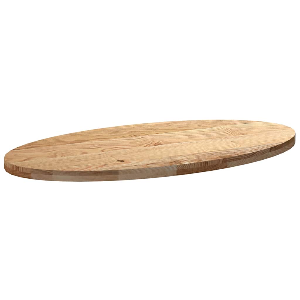 Tafelblad 120x60x4 cm ovaal massief eikenhout is nu te koop bij PeponiXL, paradijselijk wonen!