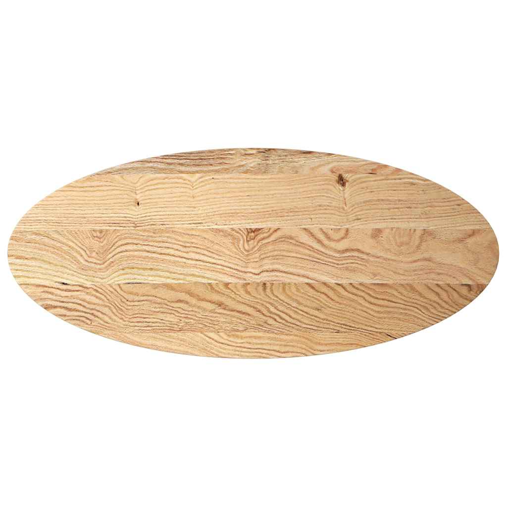 Tafelblad 140x60x4 cm ovaal massief eikenhout is nu te koop bij PeponiXL, paradijselijk wonen!