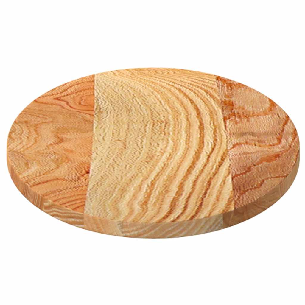 Tafelblad 80x40x2 cm ovaal massief eikenhout lichtbruin is nu te koop bij PeponiXL, paradijselijk wonen!