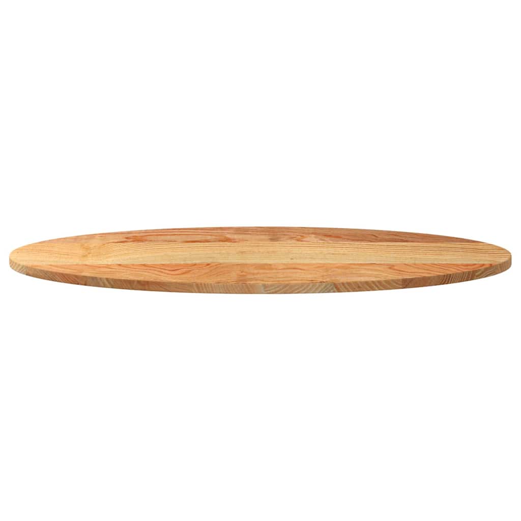 Tafelblad 100x50x2 cm ovaal massief eikenhout lichtbruin is nu te koop bij PeponiXL, paradijselijk wonen!