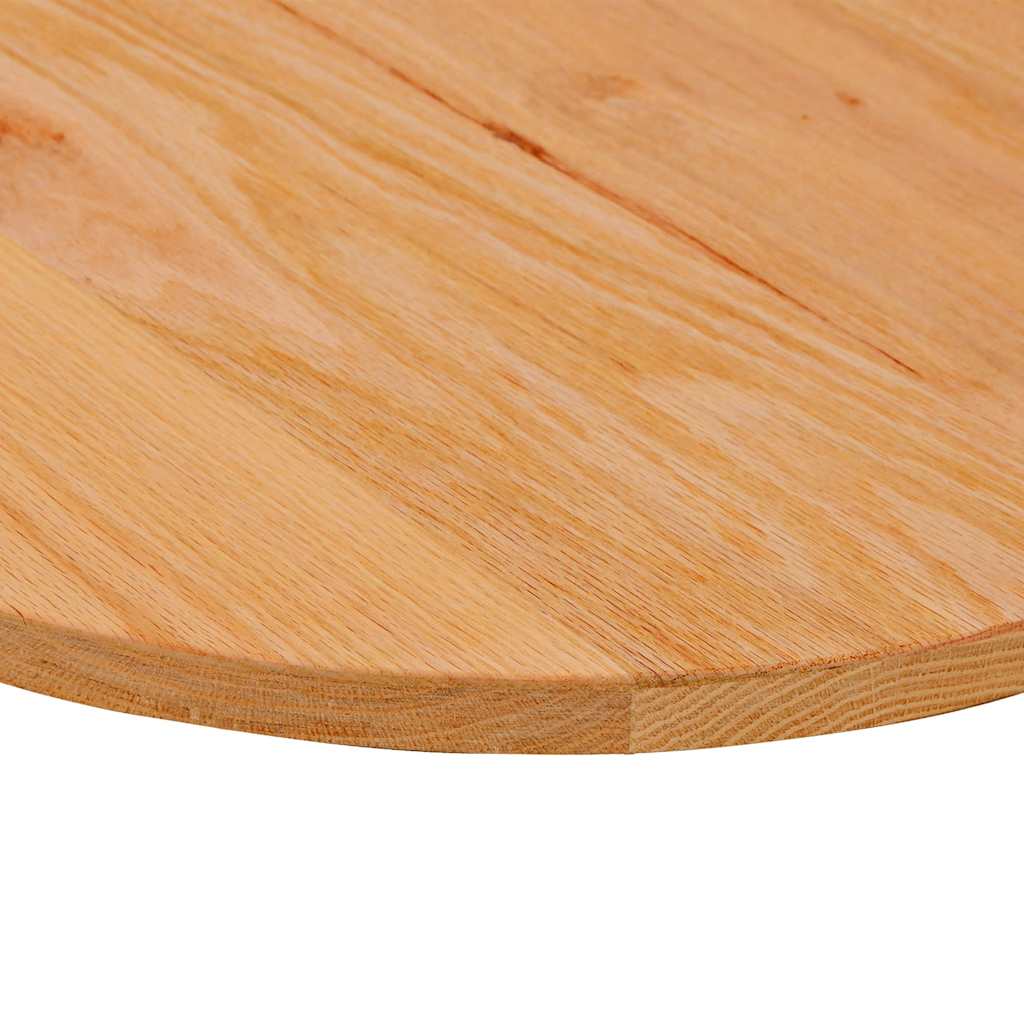 Tafelblad 100x50x2 cm ovaal massief eikenhout lichtbruin is nu te koop bij PeponiXL, paradijselijk wonen!