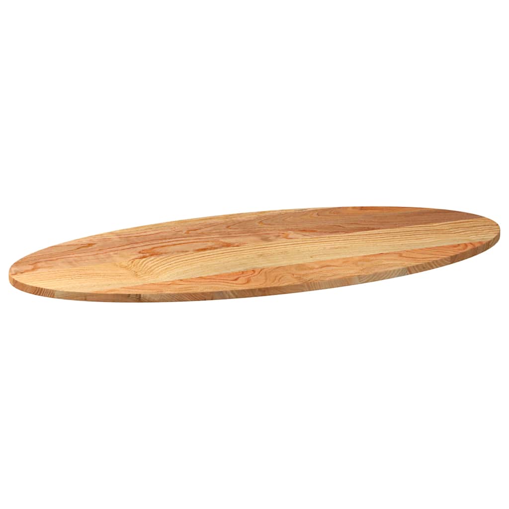 Tafelblad 120x60x2 cm ovaal massief eikenhout lichtbruin is nu te koop bij PeponiXL, paradijselijk wonen!