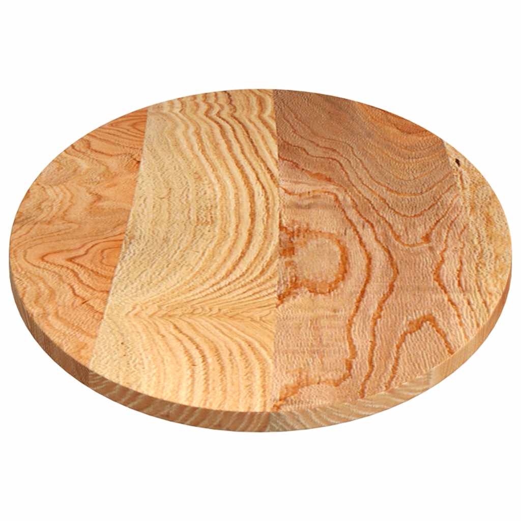 Tafelblad 140x60x2 cm ovaal massief eikenhout lichtbruin is nu te koop bij PeponiXL, paradijselijk wonen!