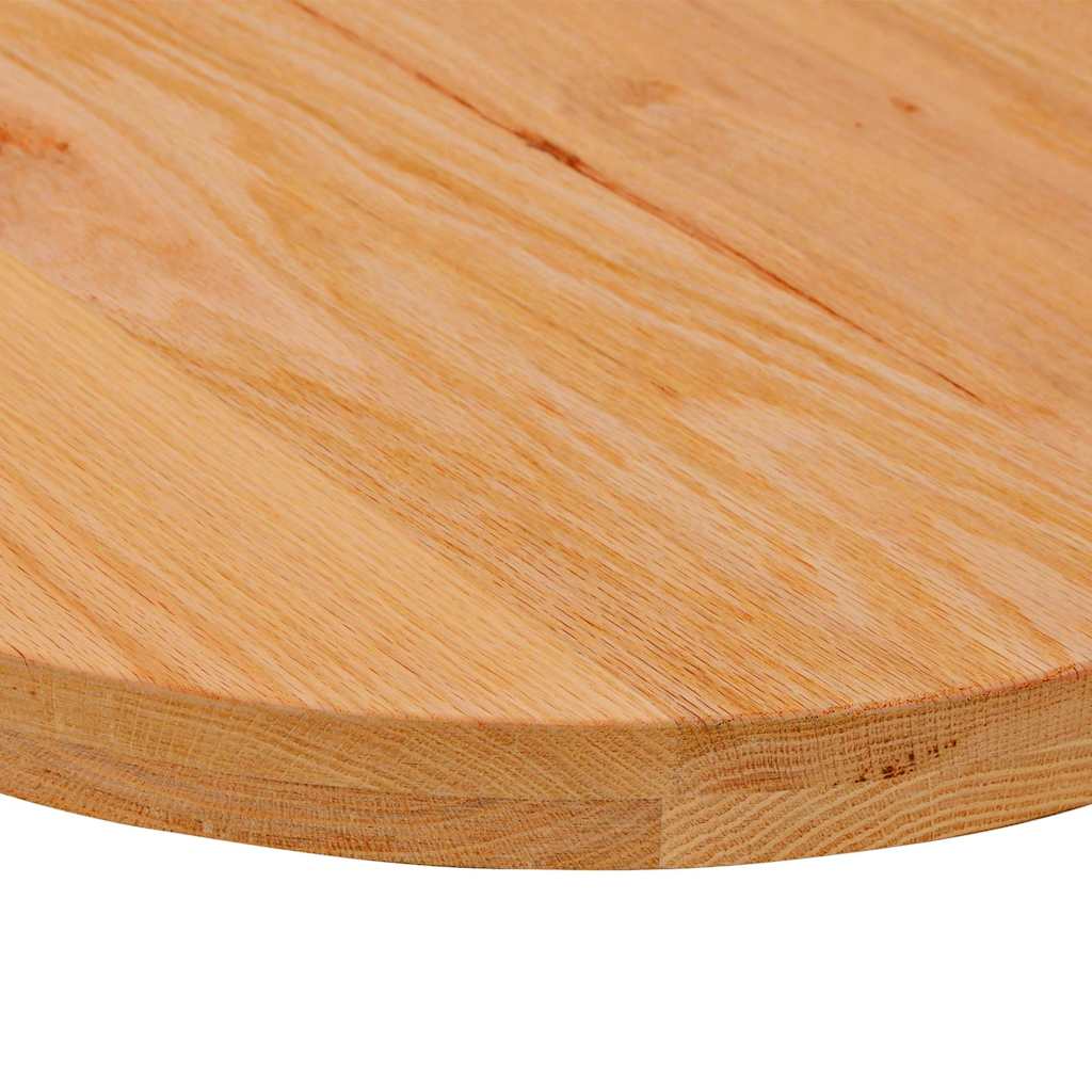 Tafelblad 100x50x4 cm ovaal massief eikenhout lichtbruin is nu te koop bij PeponiXL, paradijselijk wonen!