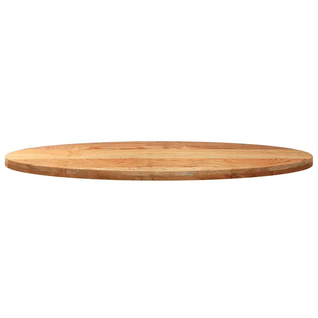 Tafelblad 140x60x4 cm ovaal massief eikenhout lichtbruin is nu te koop bij PeponiXL, paradijselijk wonen!