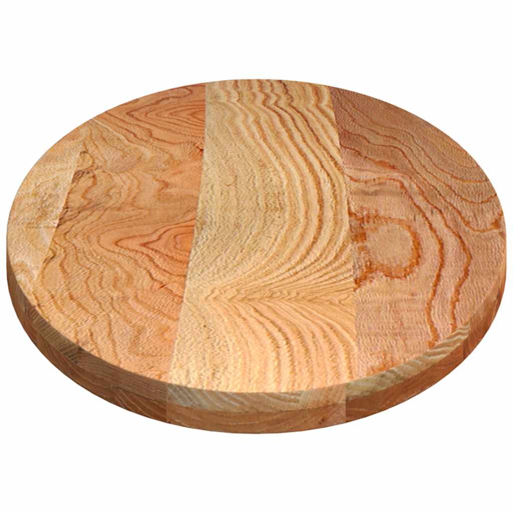 Tafelblad 140x60x4 cm ovaal massief eikenhout lichtbruin is nu te koop bij PeponiXL, paradijselijk wonen!