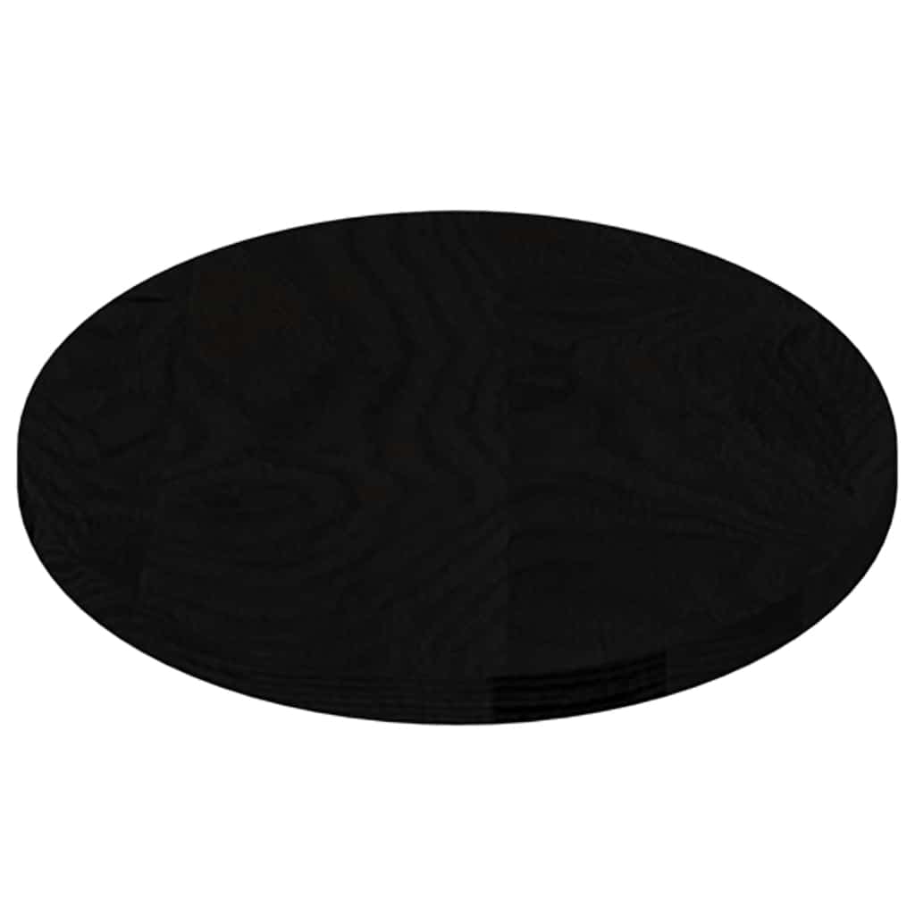 Tafelblad 80x40x2 cm ovaal massief eikenhout donkerbruin is nu te koop bij PeponiXL, paradijselijk wonen!