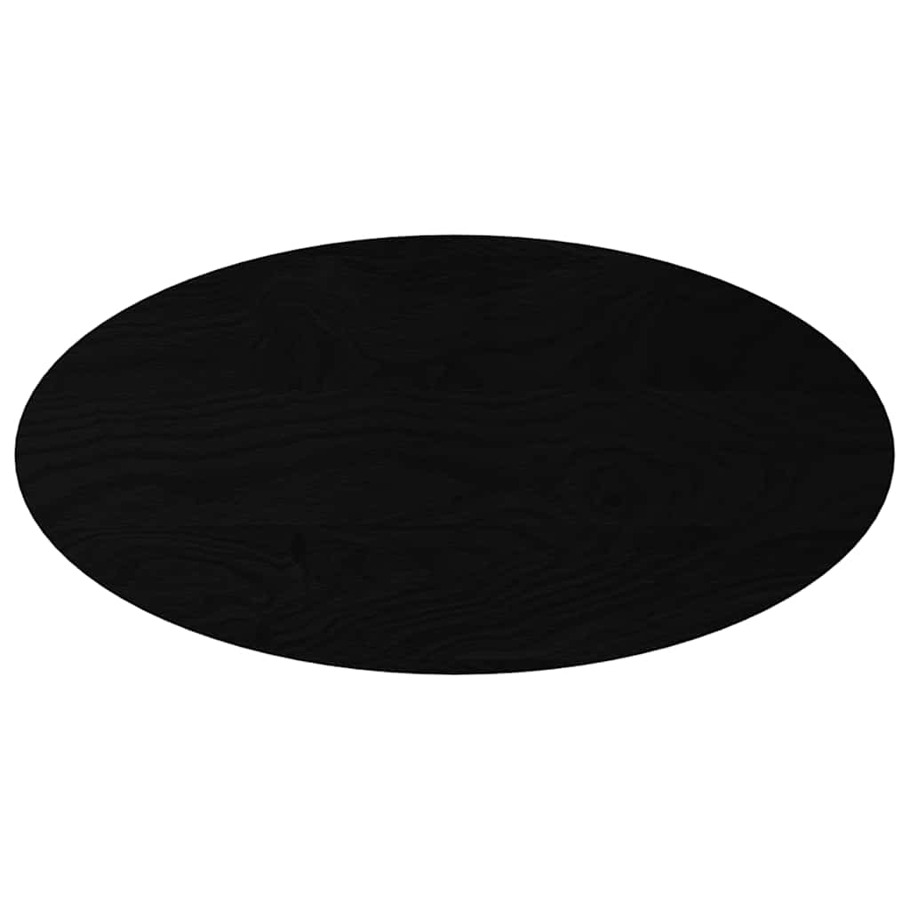 Tafelblad 100x50x2 cm ovaal massief eikenhout donkerbruin is nu te koop bij PeponiXL, paradijselijk wonen!