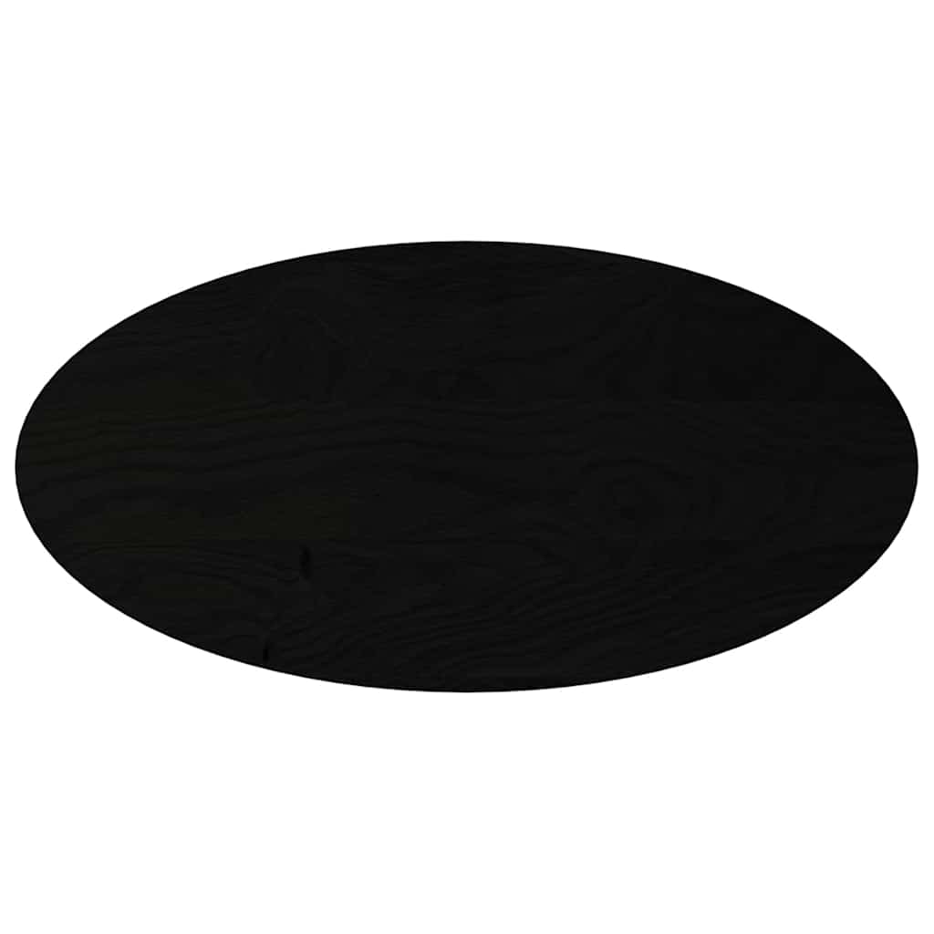 Tafelblad 100x50x4 cm ovaal massief eikenhout donkerbruin is nu te koop bij PeponiXL, paradijselijk wonen!