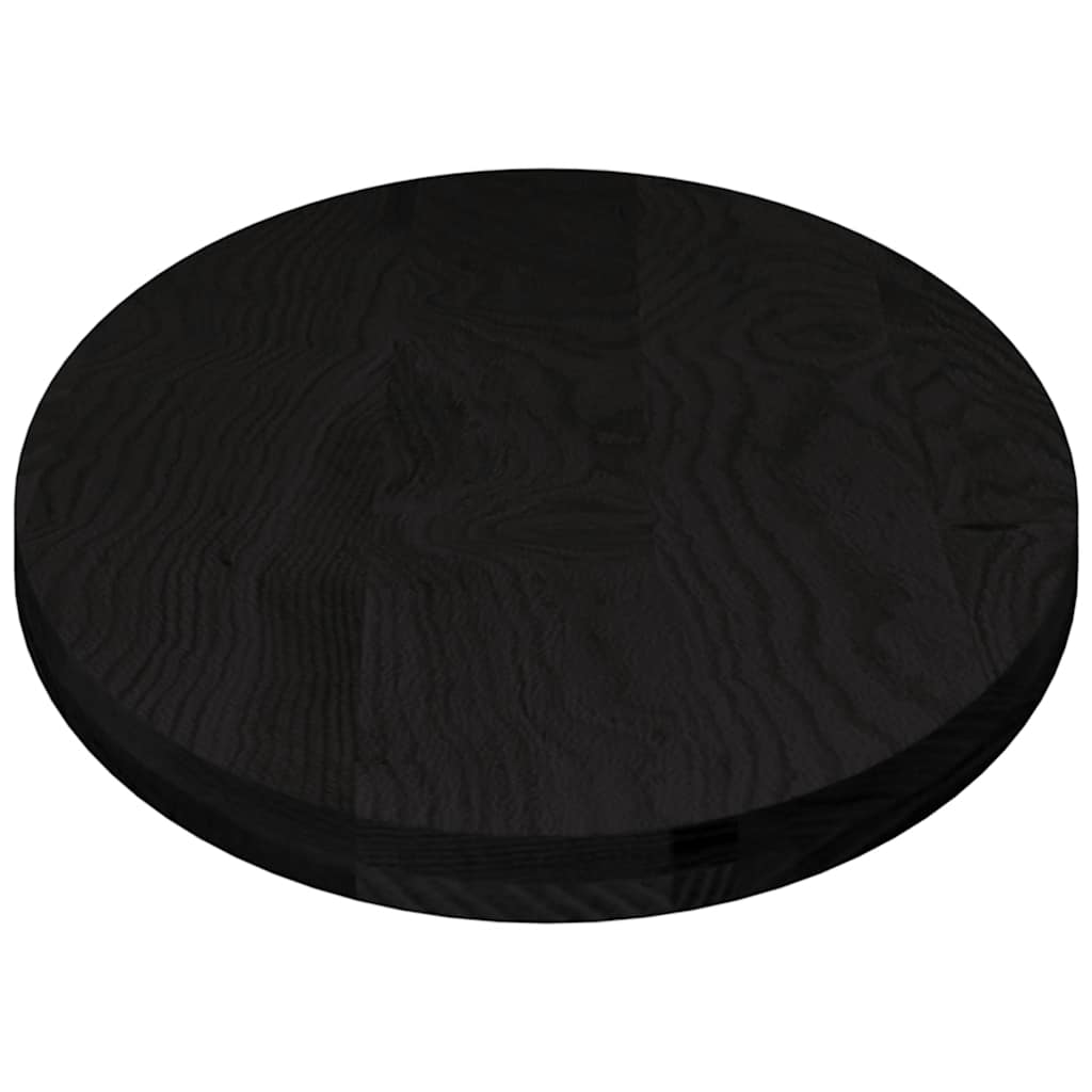 Tafelblad 140x60x4 cm ovaal massief eikenhout donkerbruin is nu te koop bij PeponiXL, paradijselijk wonen!