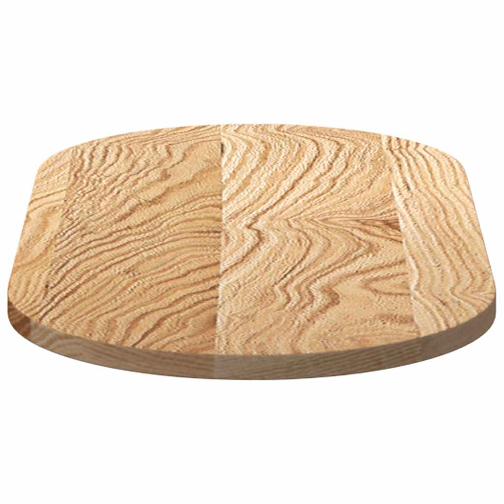 Tafelblad 80x40x2 cm ovaal massief eikenhout is nu te koop bij PeponiXL, paradijselijk wonen!